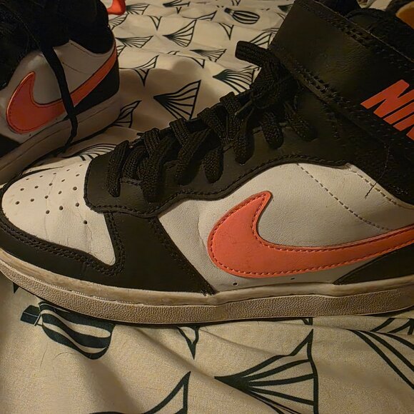 Kids' Nike Little Kid Court Borough Mid 2 Sneakers - Picture 4 of 6